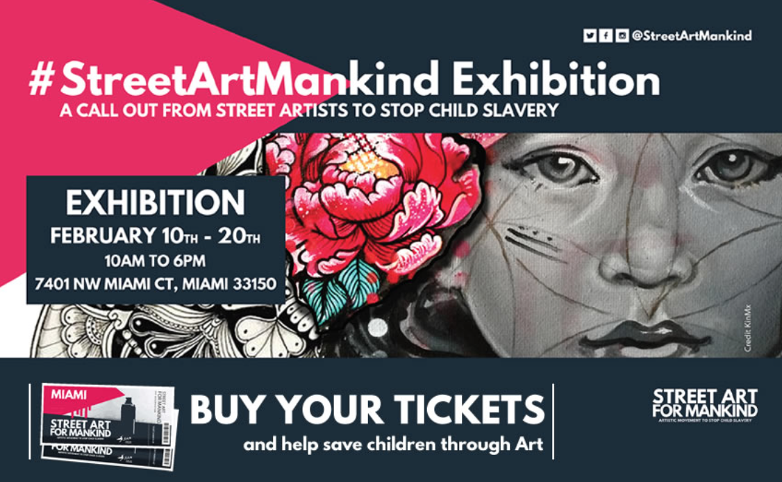 #Streetartmankind Exhibition Miami
