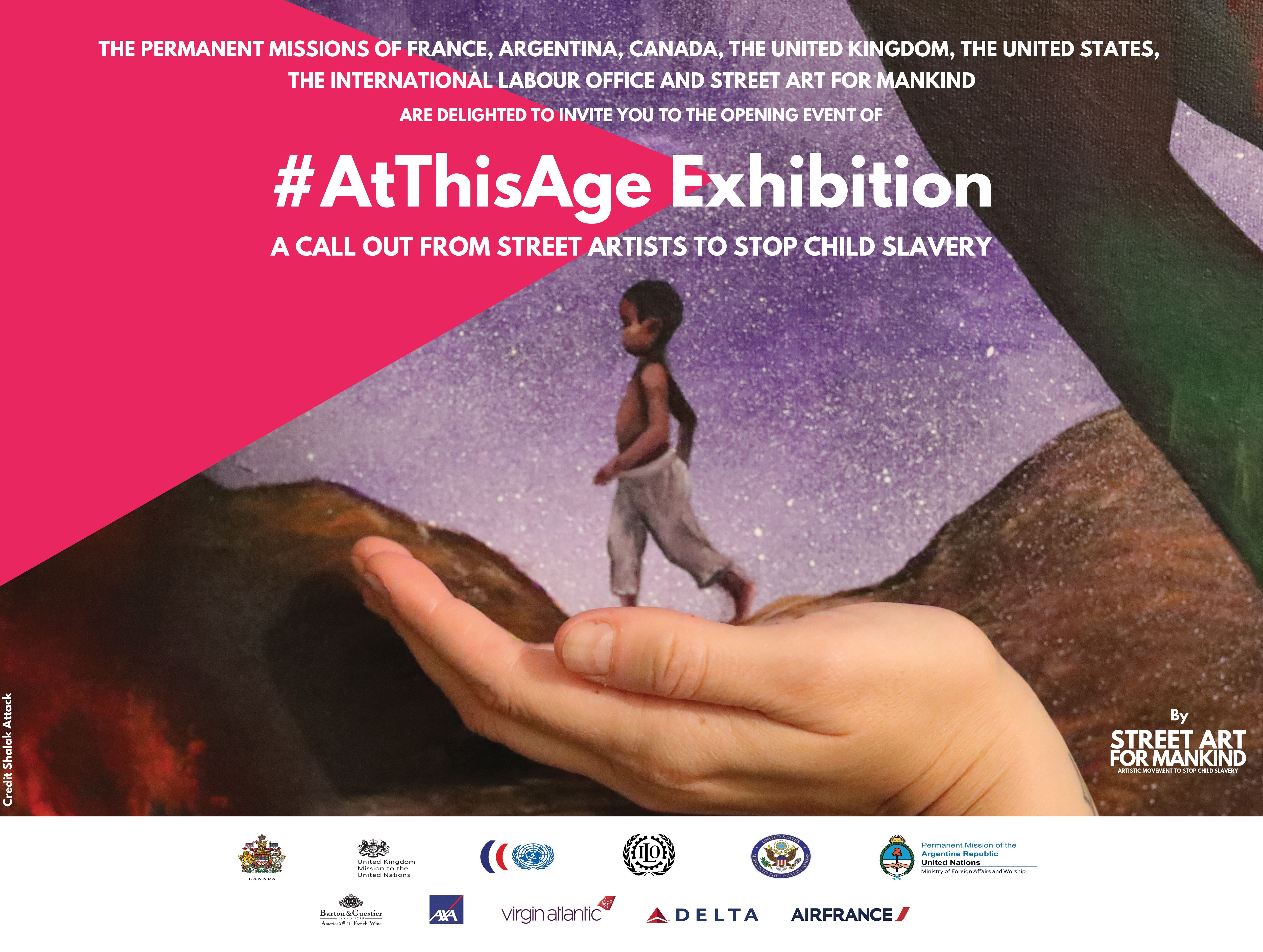 UN #Atthisage exhibition