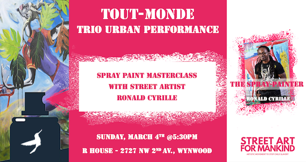 Spray Paint Master Class with Ronald Cyrille